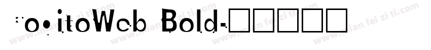 CogitoWeb Bold字体转换